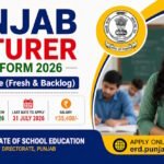 Punjab Lecturer Online Form 2026 Apply Online