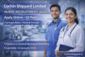Cochin Shipyard Limited Nurse Recruitment 2026