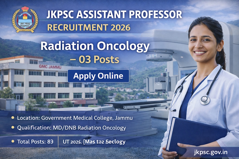 JKPSC Assistant Professor Recruitment 2026