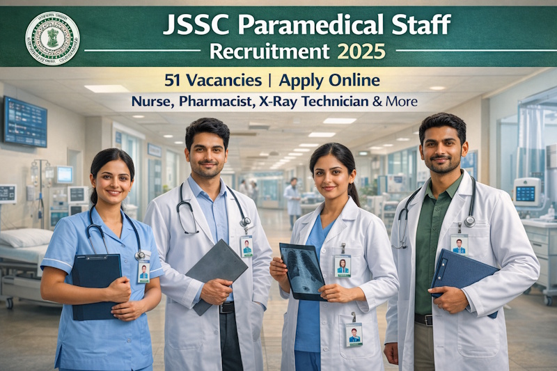 JSSC Paramedical Staff Recruitment 2026
